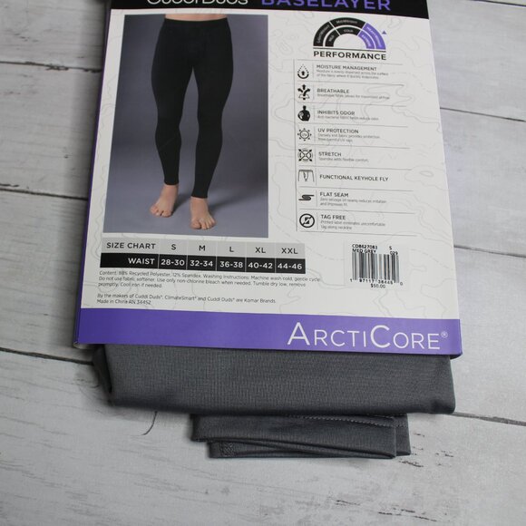 Cuddl Duds Men's Base Layer Shirt Pants Size S Heavyweight Long Johns - Picture 4 of 7